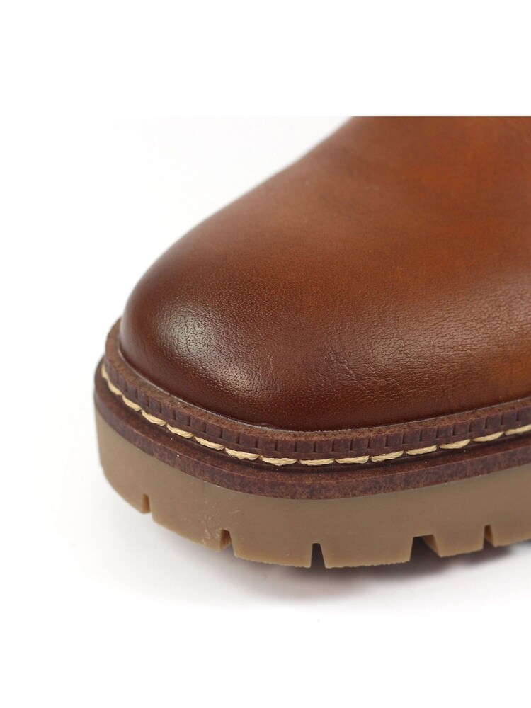 Lunar Toni Tan Brown Long Boots - Image 6 of 7
