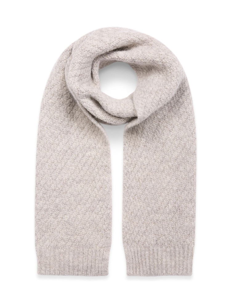 Celtic & Co. Natural British Gansey Stitch Scarf - Image 2 of 5
