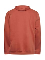BadRhino Big & Tall Orange Plain Hoodie - Image 3 of 3