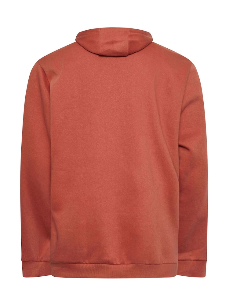 BadRhino Big & Tall Orange Plain Hoodie - Image 3 of 3