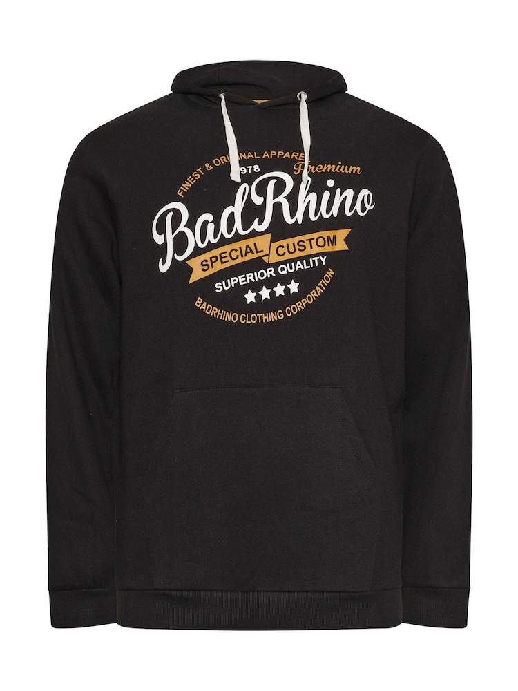 črna - BadRhino Big & Tall Printed kapucar; jopa/pulover s kapuco - Slika 2 iz 3 črna - BadRhino Big & Tall Printed kapucar; jopa/pulover s kapuco - Slika 2 iz 3