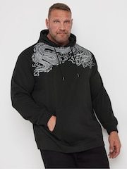 BadRhino Big & Tall Black Dragon Hoodie - Image 1 of 3