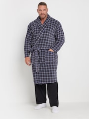 BadRhino Big & Tall Checked Dressing Gown - Изображение 1 из 4