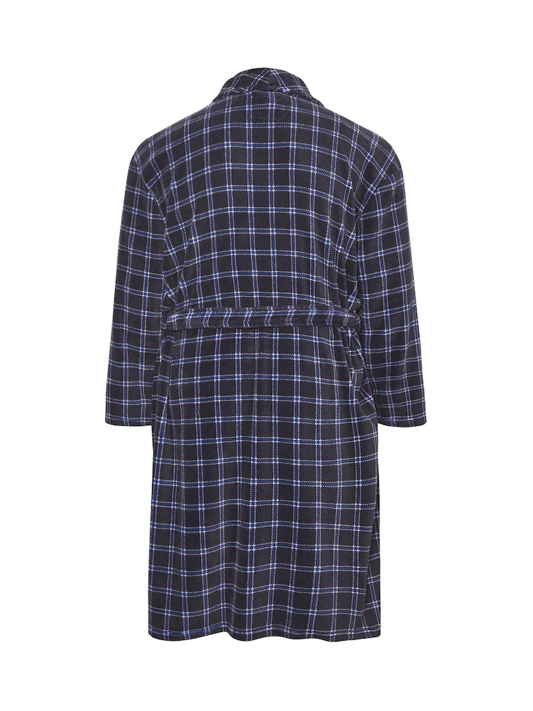 BadRhino Big & Tall Checked Dressing Gown - Изображение 4 из 4 BadRhino Big & Tall Checked Dressing Gown - Изображение 4 из 4