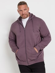 BadRhino Big & Tall Purple Blue Zip Up Jacket - Image 1 of 3