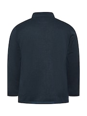 BadRhino Big & Tall Blue Borg Lined Full Zip Jacket - Image 5 of 5