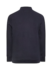 BadRhino Big & Tall Blue Diamond Button Neck Sweatshirt - Image 3 of 3