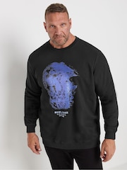 BadRhino Big & Tall Black Crewneck Sweatshirt - Image 1 of 3