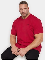 BadRhino Big & Tall Green Long 100% Cotton T-Shirts 5 Pack - Image 2 of 3
