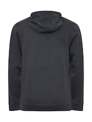 BadRhino Big & Tall Grey Dark Grey Diamond Zip Up Sweat Top - Image 5 of 5