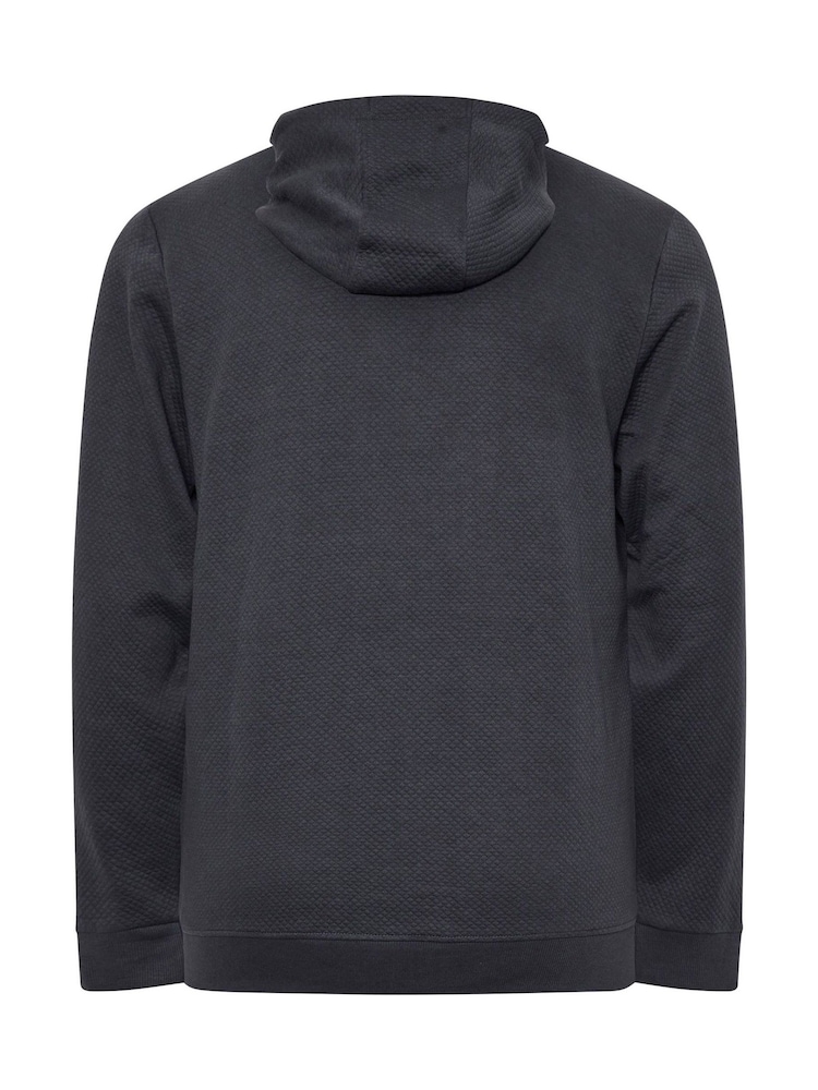 BadRhino Big & Tall Grey Dark Grey Diamond Zip Up Sweat Top - Image 5 of 5