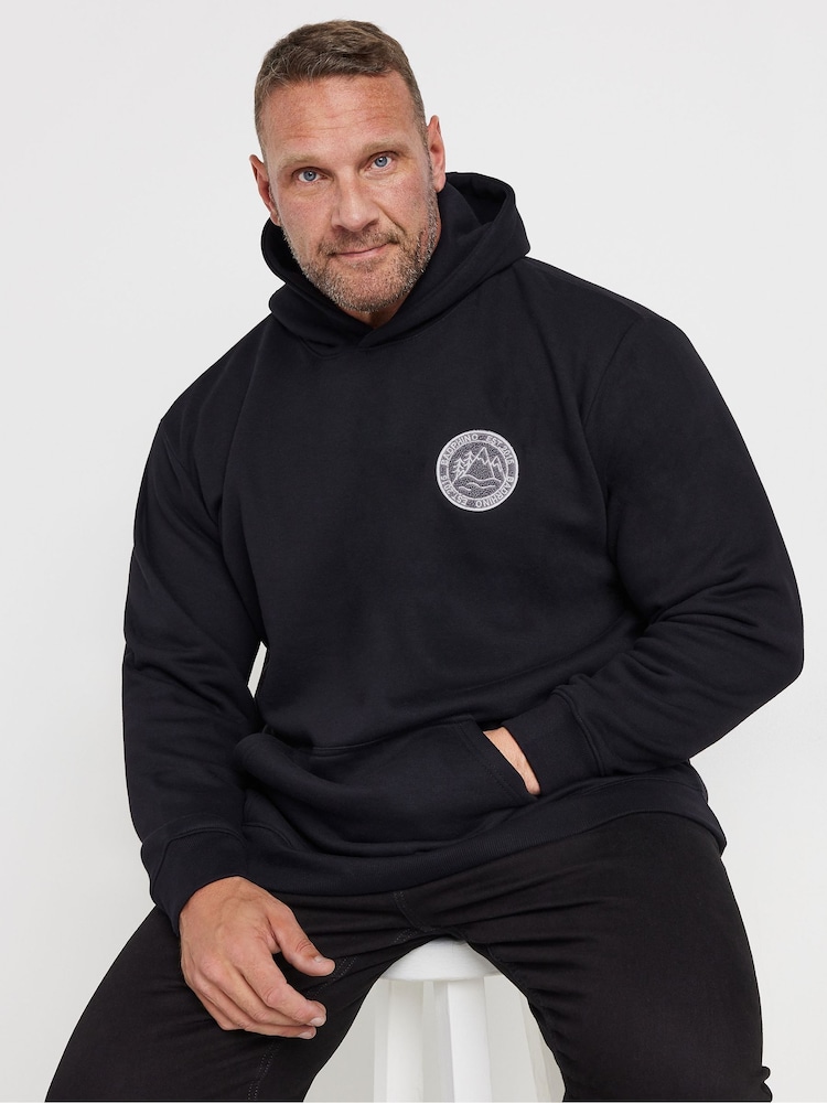 BadRhino Big & Tall Black Badge Hoodie - Image 1 of 3