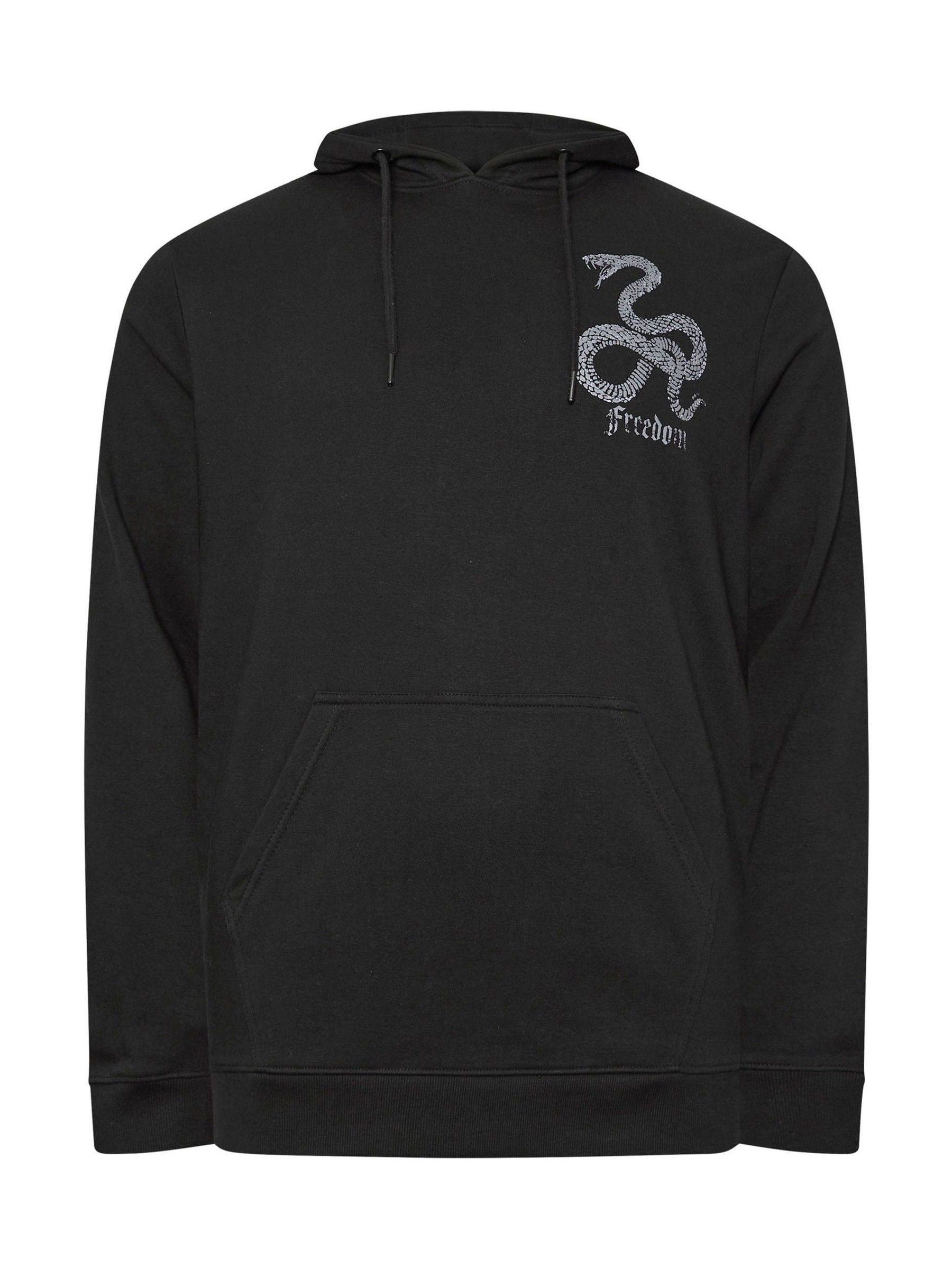 Buy BadRhino Big & Tall Black Freedom Snake Hoodie from Next USA