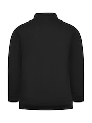 BadRhino Big & Tall Black Crew Neck Sweatshirt - Image 3 of 3