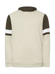 BadRhino Big & Tall Brown/Cream Cut and Sew Hoodie - Image 2 of 3