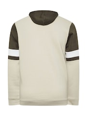 BadRhino Big & Tall Brown/Cream Cut and Sew Hoodie - Image 3 of 3