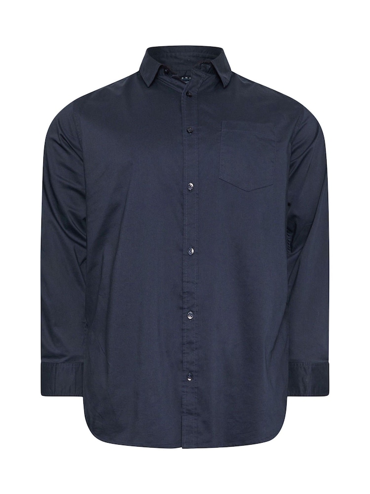 BadRhino Big & Tall Blue Long Sleeve Shirt - Image 2 of 3