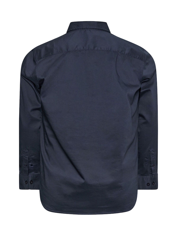 BadRhino Big & Tall Blue Long Sleeve Shirt - Image 3 of 3