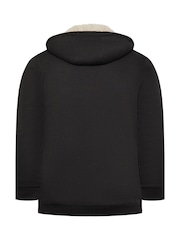 BadRhino Big & Tall Black Borg Lined Zip Through Jacket - Image 3 of 3