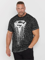 BadRhino Big & Tall Black Superman Inject T-Shirt - Image 1 of 3
