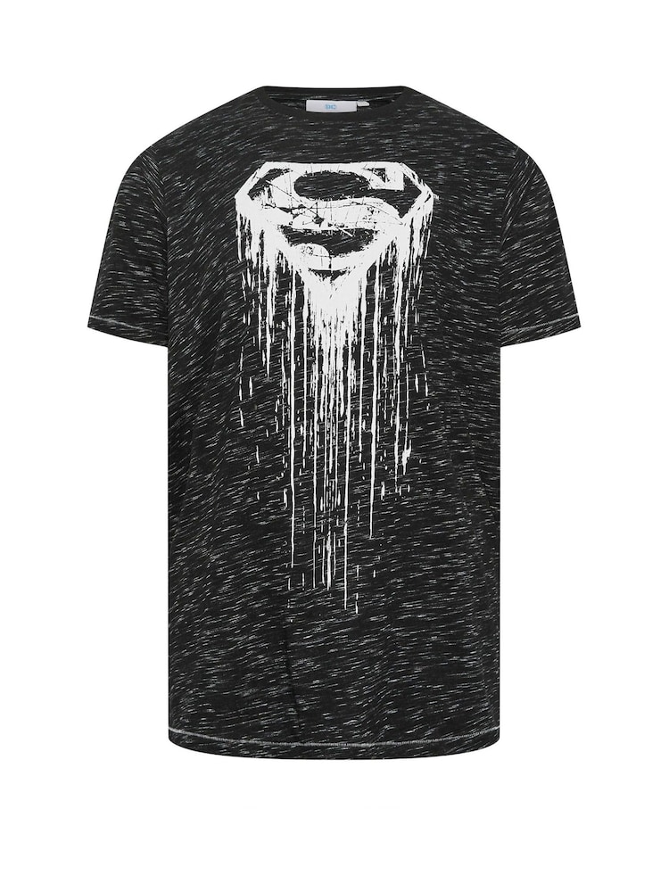 BadRhino Big & Tall Black Superman Inject T-Shirt - Image 2 of 3