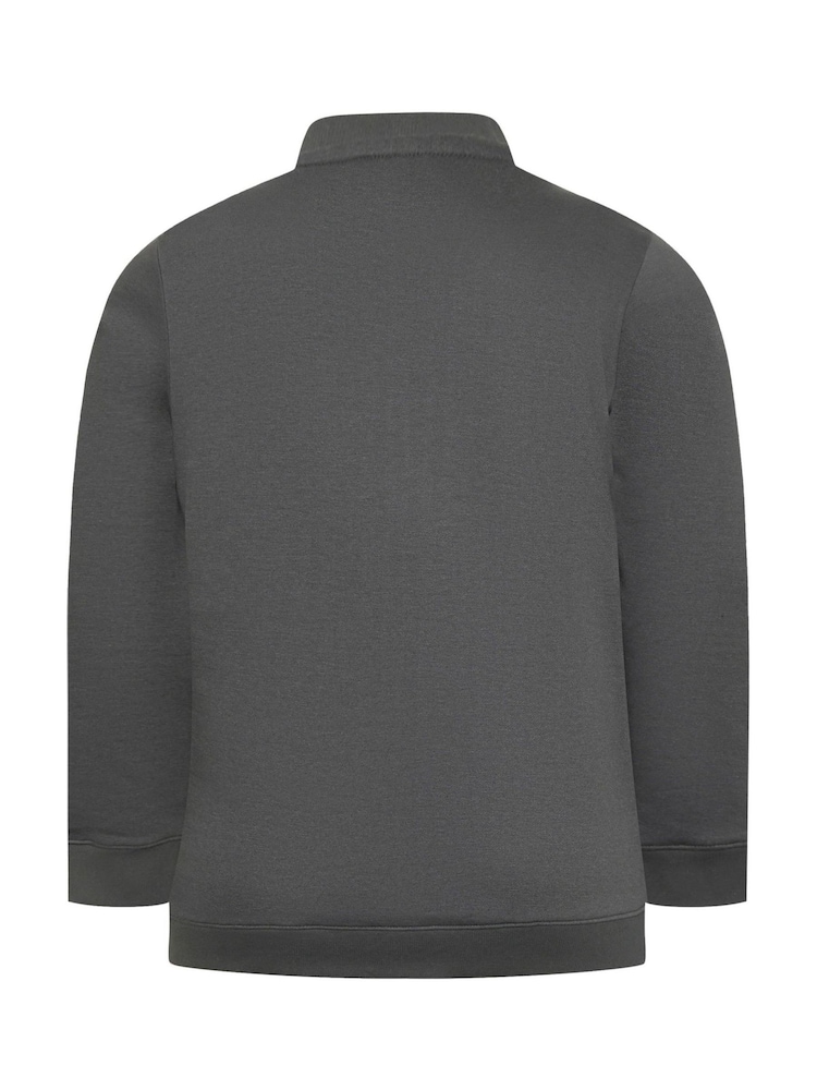 BadRhino Big & Tall Grey Crew Neck Sweatshirt - Image 3 of 3