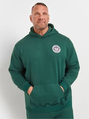 BadRhino Big & Tall Green Badge Hoodie - Image 1 of 3