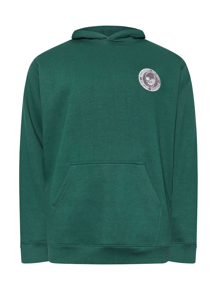 BadRhino Big & Tall Green Badge Hoodie - Image 2 of 3