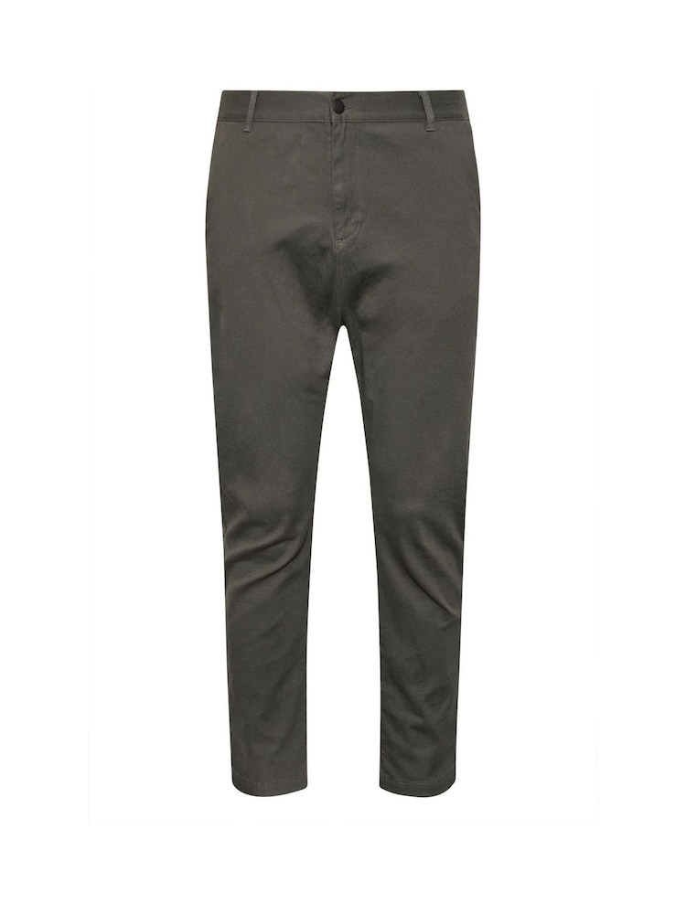 BadRhino Big & Tall Grey Chino Trousers - Image 3 of 4
