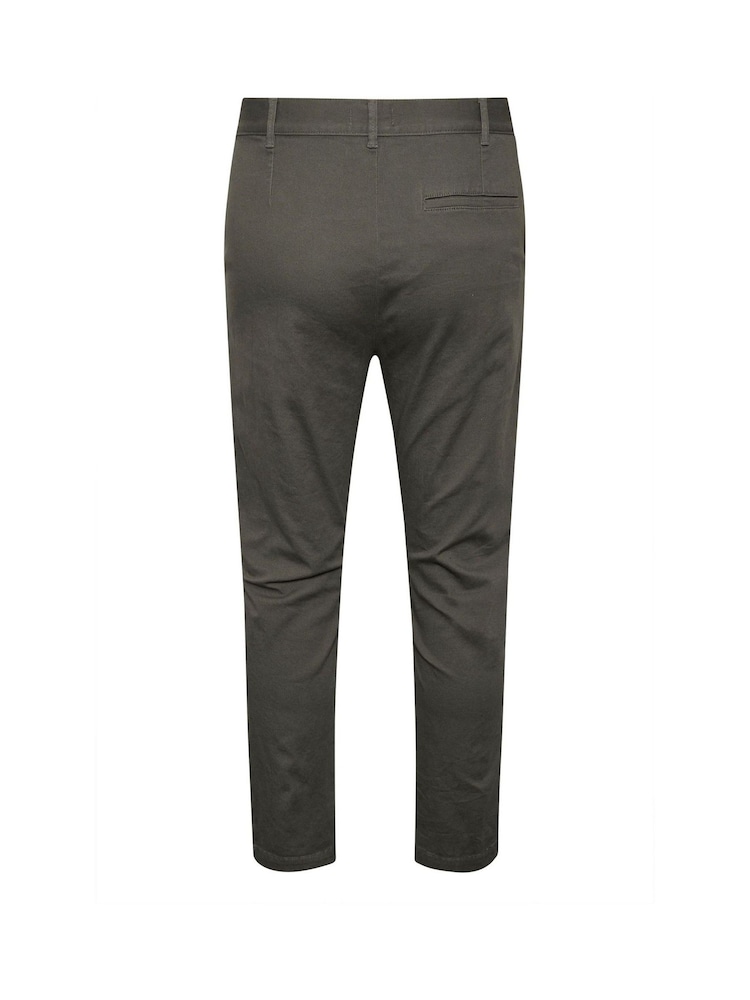 BadRhino Big & Tall Grey Chino Trousers - Image 4 of 4