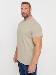 BadRhino Big & Tall White 100% Cotton T-Shirts 3 Pack - Image 2 of 6