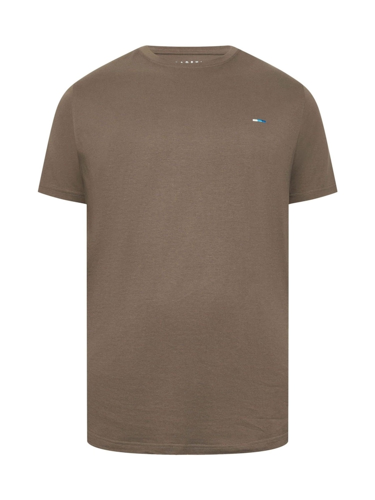 BadRhino Big & Tall White 100% Cotton T-Shirts 3 Pack - Image 6 of 6