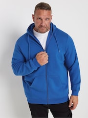 BadRhino Big & Tall Blue Blue Zip Up Jacket - Image 1 of 3