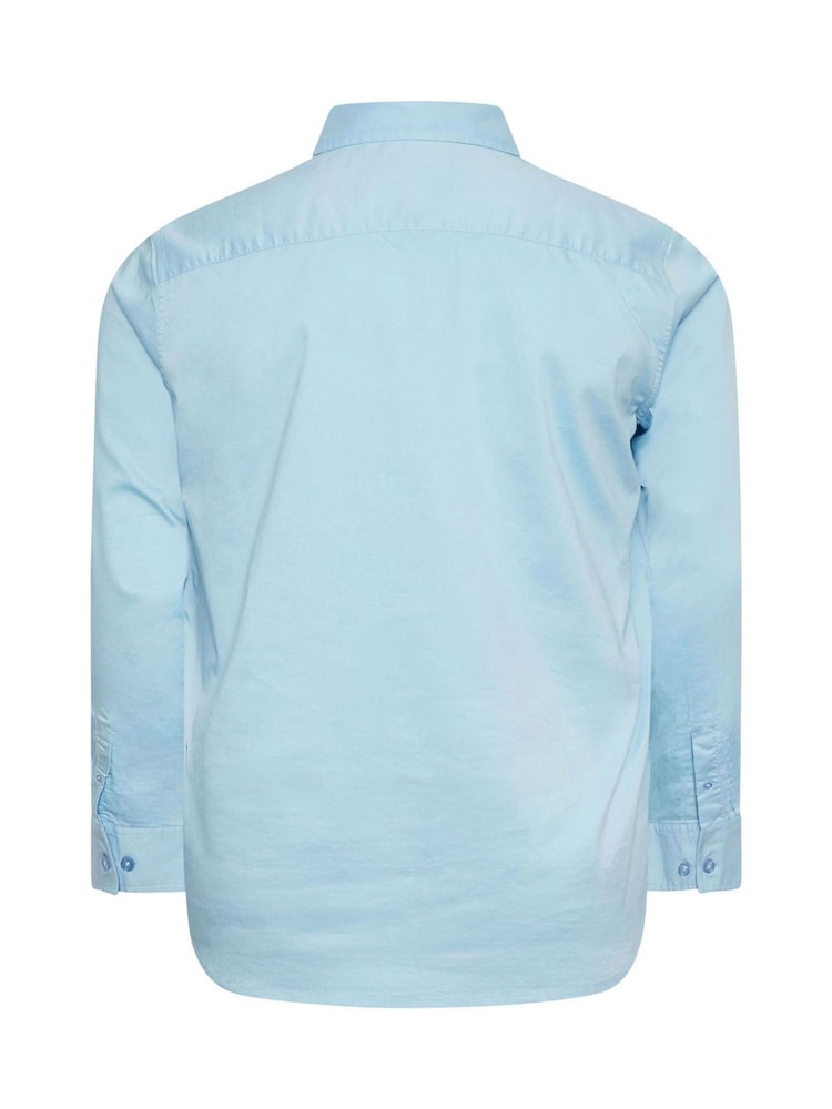 BadRhino Big & Tall Dark Navy Blue Long Sleeve Shirt - Image 3 of 3