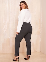 Friends Like These Grey Curve Pull On Bengaline Trousers - Image 4 of 4