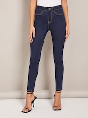Friends Like These Rinse Blue Petite High Waisted Jeggings - Image 1 of 5