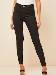 Friends Like These Black High Waisted Jeggings - Image 5 of 8
