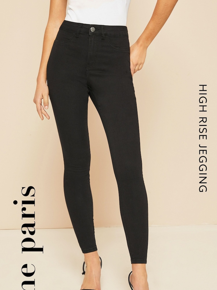 Friends Like These Black Tall High Waisted Jeggings - Image 2 of 8