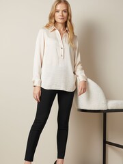 Friends Like These Black Sculpting Stretch Slim Trousers - Image 5 of 5