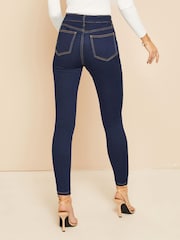 Friends Like These Rinse Blue High Waisted Jeggings - Image 3 of 11