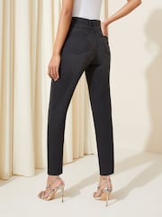 Friends Like These Washed Black Authentic Denim Straight Leg 100% Cotton Jeans - Image 3 of 6