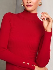 Lipsy Ribbed Roll Neck Knit Jumper - Imagen 2 de 4