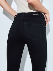 Lipsy Black Mid Rise Skinny Jeans - Image 9 of 11