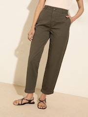 Friends Like These Khaki Green Slim Chino Trousers - Image 2 of 4