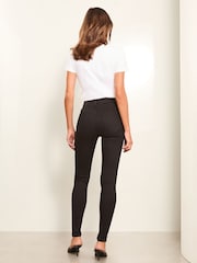 Черный - Lipsy High Waist Sculpt Slim and Shape Skinny Jeans - Image 6 of 6