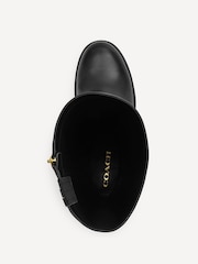 COACH Black Natasha Leather Boots - Image 5 of 6