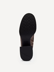 COACH Brown Natasha Embossed Croc Boots - Image 6 of 6