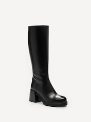 COACH Black Madeline Leather Boots - Image 3 of 6