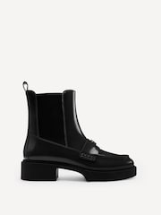 COACH Black Louisa Leather Boots - Image 1 of 5