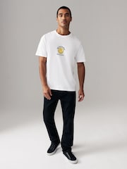White Place 2 Be x Smiley Charity 100% Cotton T-Shirt - Image 3 of 8